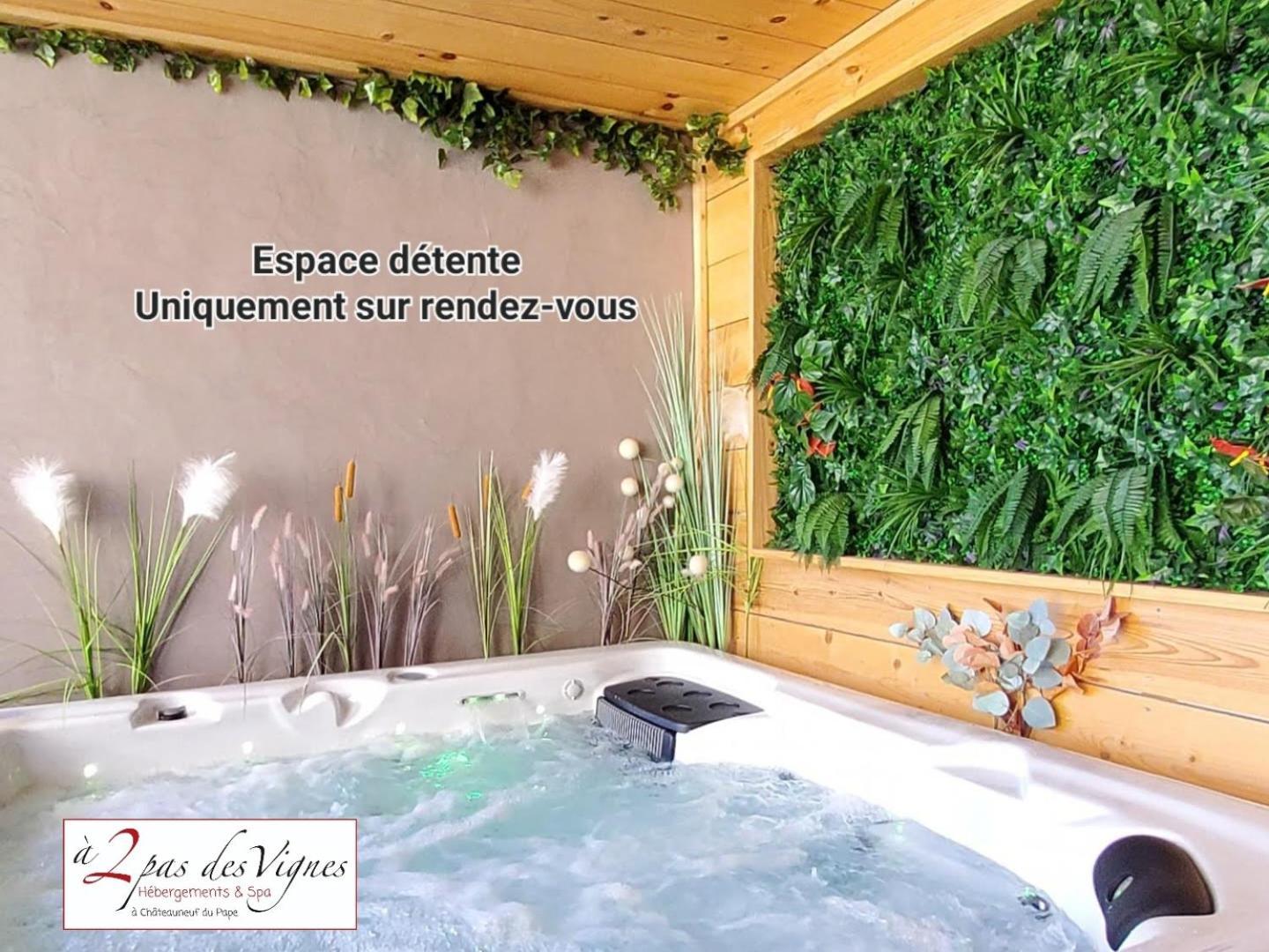 A 2 pas des vignes, hébergements et SPA à Châteauneuf du Pape, maison numéro 6 Châteauneuf-du-Pape Exterior foto